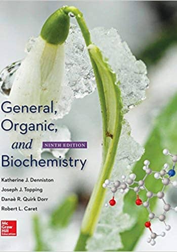 Denniston's General, Organic, and Biochemistry. test bank file