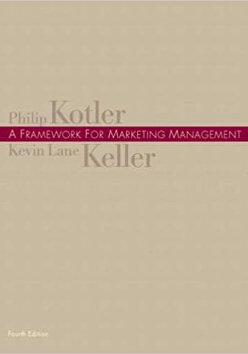 Official Test Bank for Framework for Marketing Management by Kotler 4th Edition