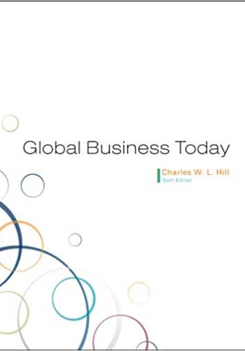 Official Test Bank for Global Business Today by Hill 6th Edition