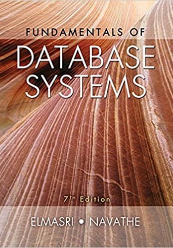 Official Test Bank for Fundamentals of Database Systems by Elmasri 7th Edition