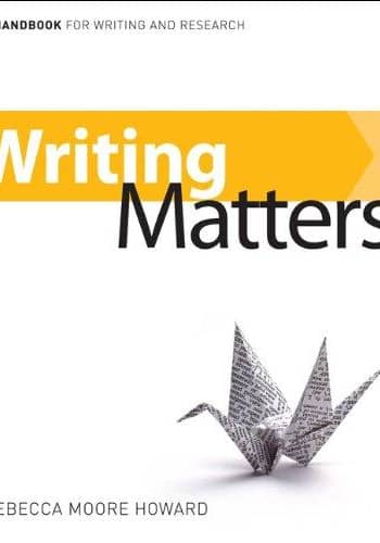 Official Test Bank for Writing Matters by Howard 1st Edition