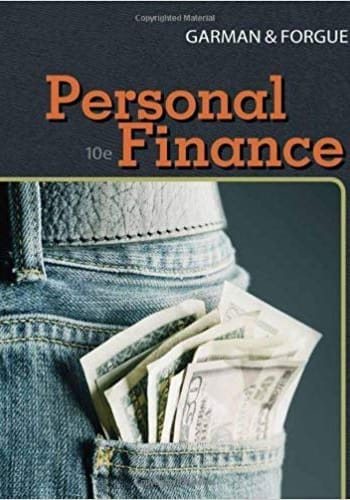 Official Test Bank for Personal Finance by Garman 10th Edition