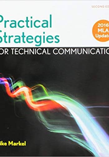 Official Test Bank for Practical Strategies for Technical Communication By Markel 2nd Edition