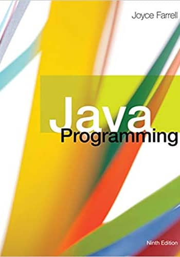 Java Programming by Farrell