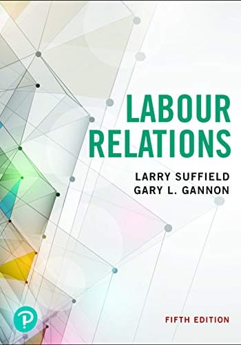 Labour Relations, Suffield. test bank