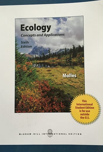 Ecology Concepts and Applications by Molles 6th edition Test Bank