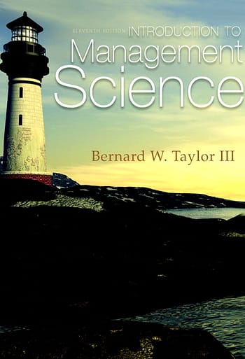 Official Test Bank for Introduction to Management Science By Taylor 11th Edition